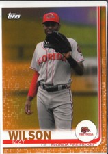 2019 Topps Pro Debut Orange #108 Izzy Wilson Braves/25