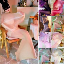 Full Body Stocking Nylon Cocoon Lucido Tuta BODYBAG Corpo Completo Collant
