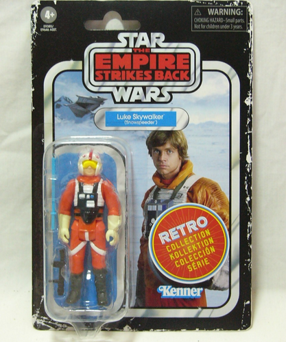 Star Wars Luke Skywalker Snowspeeder Retro Collection 2020 Hasbro in Protector