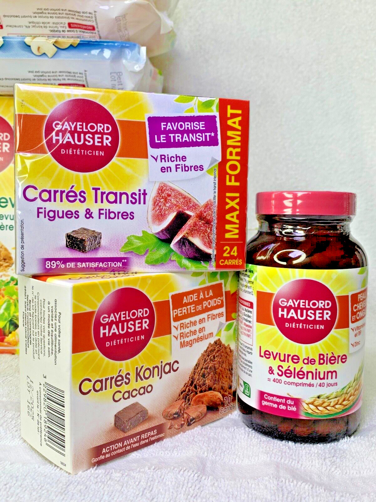 Carrés transit konjac cacao anti grignotage pour limiter les calories chez la femme