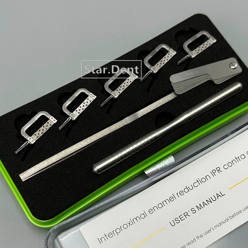 AZDENT Dental Orthodontic IPR Strip Handle Handpiece - Interproximal Enamel Reduction Tool