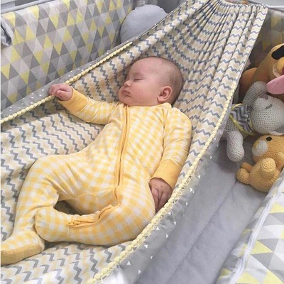 yellow cot bed