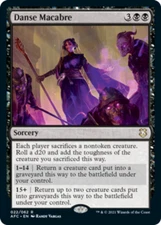 x1 Danse Macabre R MTG Commander Adventures in the Forgotten Realms M/NM, Englis