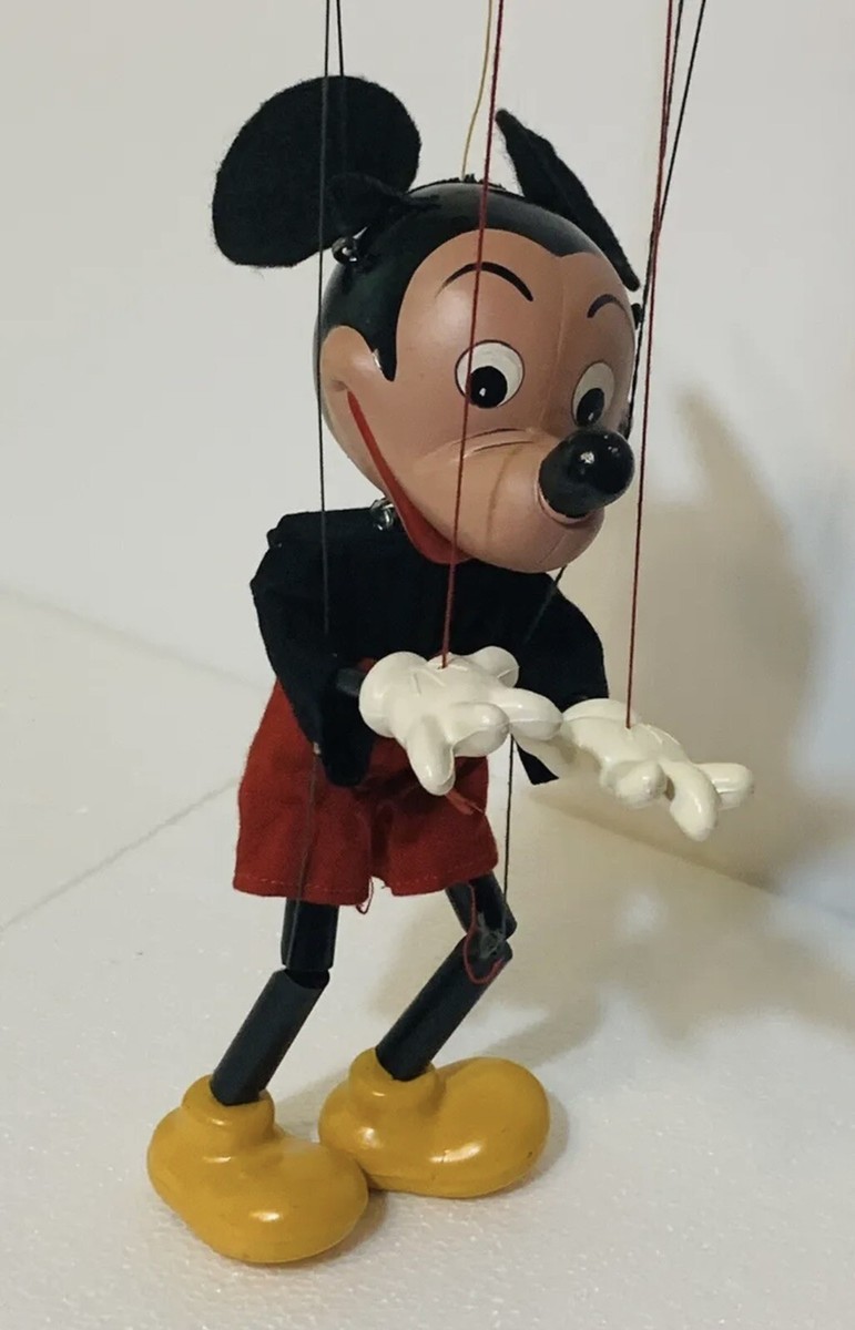 Pelham ミッキーマウス　ミニーマウス　Puppet 操り人形　ヴィンテージ Vintage 1950's DISNEY Mickey Mouse Pelham Puppet No Box | eBay