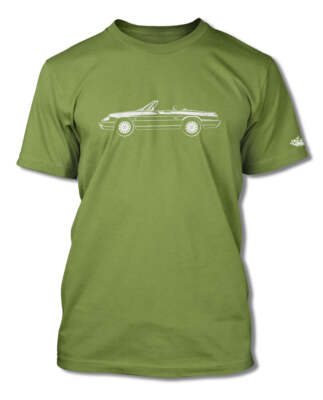 Alfa Romeo Spider Veloce Convertible 1990 - 1993 T-Shirt - Men - Side View
