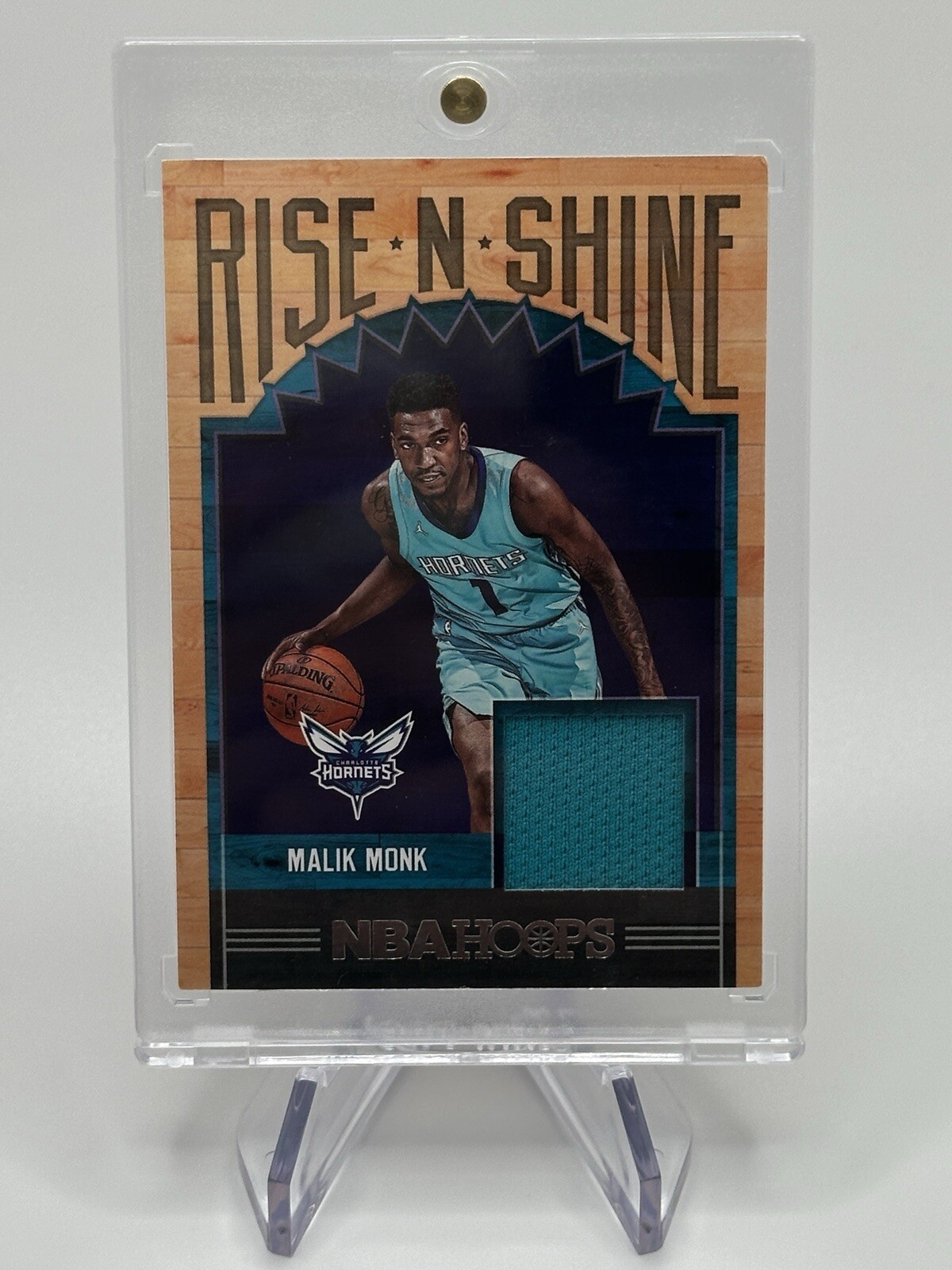 2017 Panini Hoops Rise & Shine Malik Monk Patch #RS-MMK