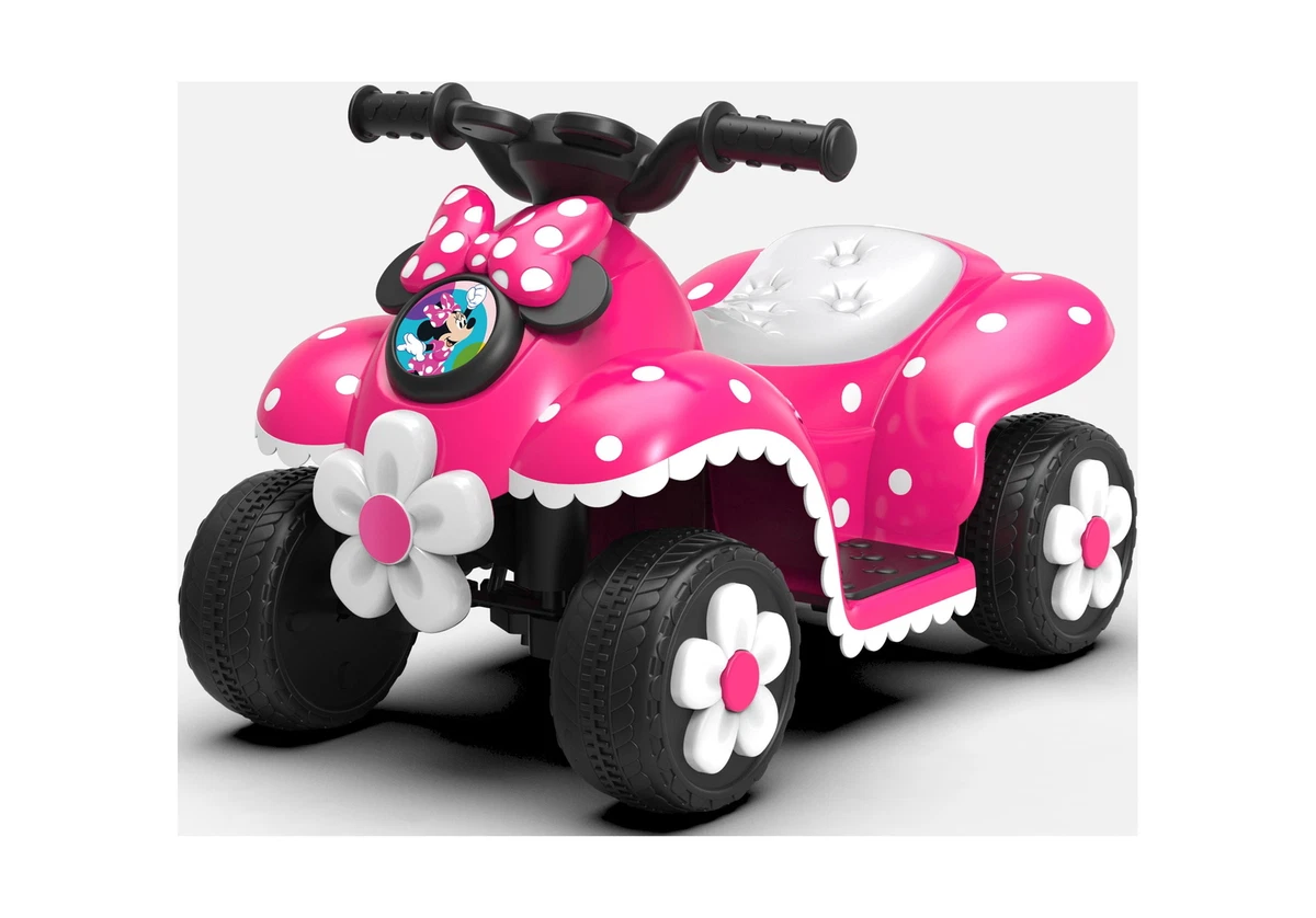 Best Ride On Cars Minnie Mouse QUAD 6V Battery Operated Quad, Pink 
