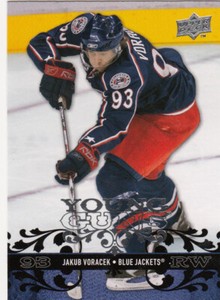 2008-09 Upper Deck #205 Jakub VORACEK Young Guns RC - Columbus Blue Jackets