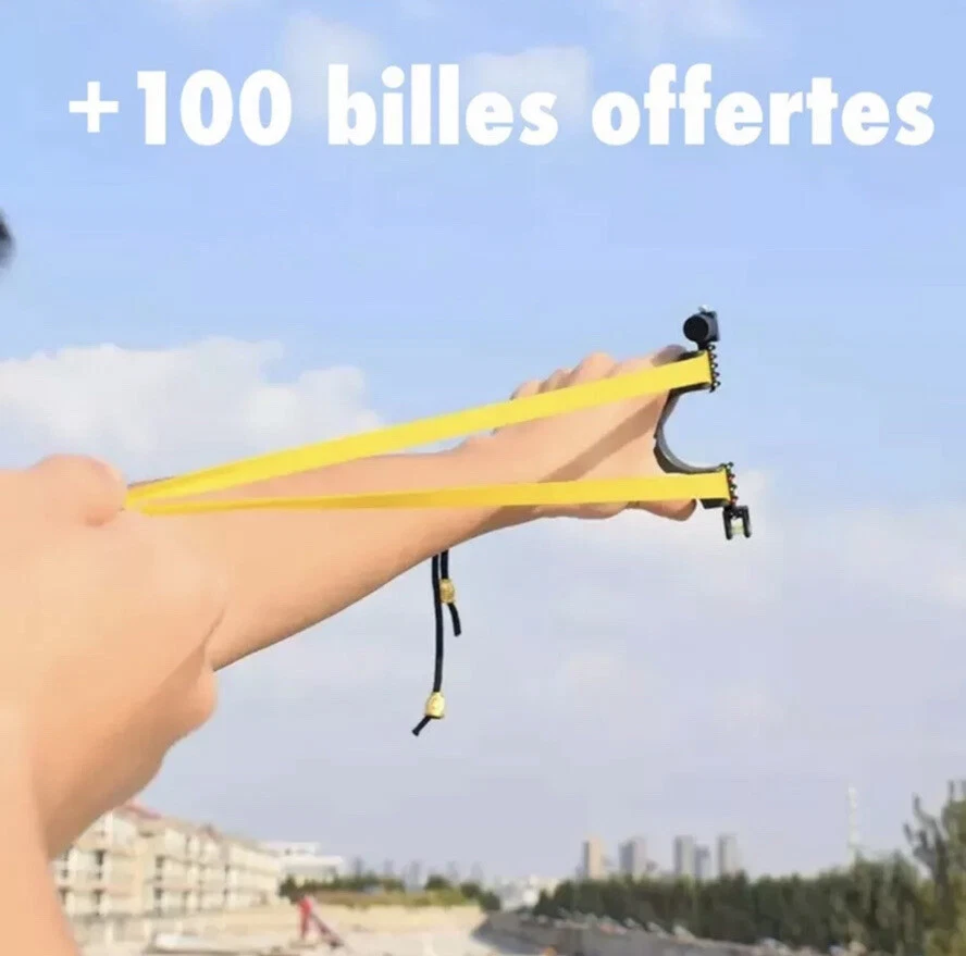 Fronde Pro Lance Pierre haute précision - Slingshot laser - chasse tir Sportif✅ - Imagen 2 de 4