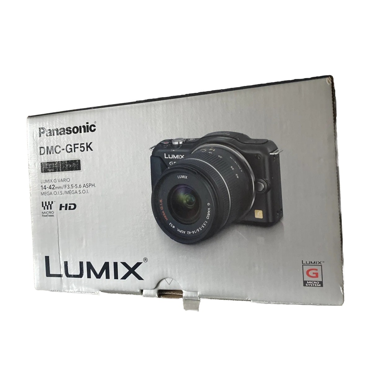 Panasonic Lumix G DMC-GF5X - Appareil photo numérique - sans miroir - 12.1 MP - Quatre tiers - 3x zoom optique objectif X VARIO PZ 14-42 mm - noir | Rakuten