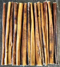 100 pcs 12 inch Beef Bully STICKS USA MADE Dog Treat Chews Fresh Low Odor