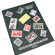 Steve Ivy Stamp Auction Catalog 1982 Gravely Sale Part 1 INTERPEX '82