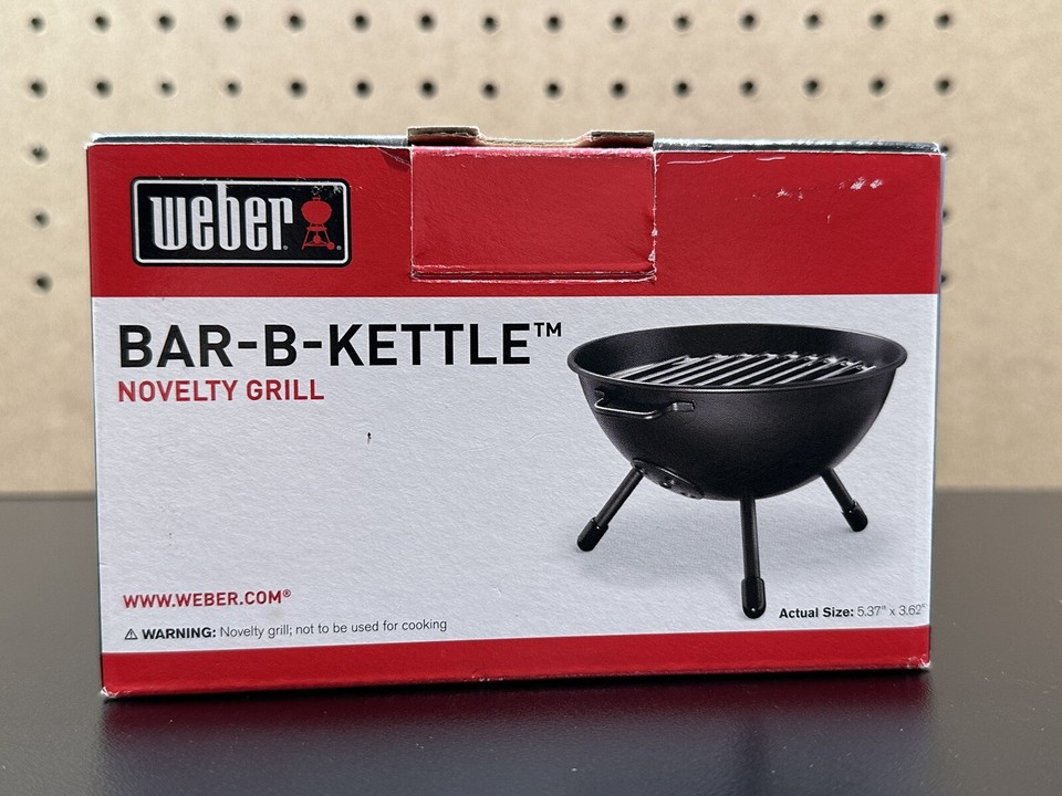 er BarBKettle Smoker Mini BarBBQ Grill Novelty Black Collectible Display eBay