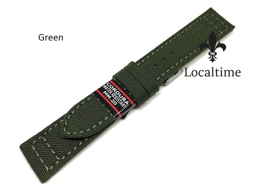 Correa de reloj de lona CORDURA & LORICA 13 colores 18-24 mm de CINTURINI POLETTO Italia - Imagen 38 de 90