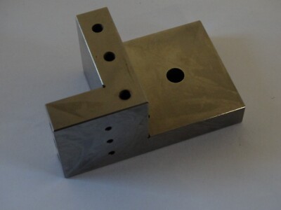 Compound Angle Plate Toolmaker Surface grind 4'' x 2.5'' x 2'' 1/4-20 tapped db #6