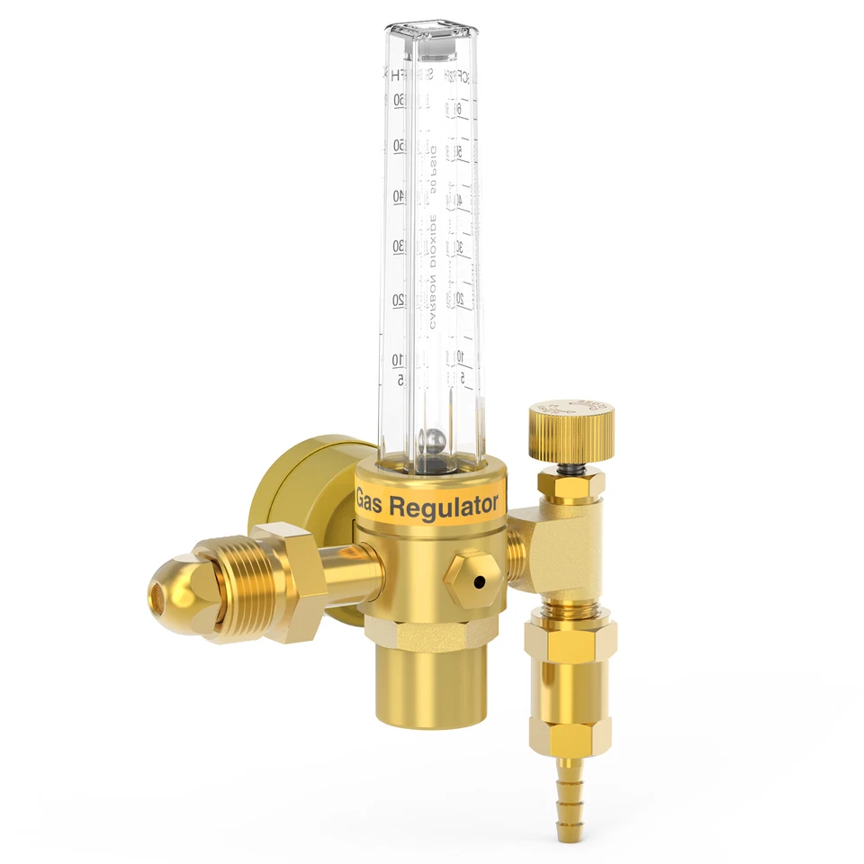 CO2 Argon Flow Meter Gas Regulator Gauge Mig Tig Welding Weld Regulator TIG MIG - Image 3 of 4