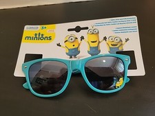 Brand New Minions Kids Sunglasses Blue With Design