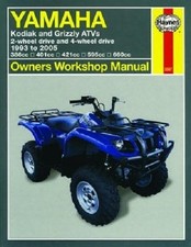 HAYNES SERVICE MANUAL YAMAHA KODIAK YFM400 2WD & 4WD 1993-05 & YFM450F 2003-2005