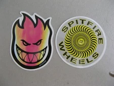 3" Spitfire Wheels New-school skate skateboard STICKER LOT (repro)