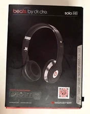 Beats Solo HD by Dr Dre, on the ear headphones  Model MH BTS ON SOHD BK CT