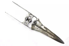 Katar Tiger Knife Dagger Antique Original Handmade Wootz Faulad Steel Blade W731