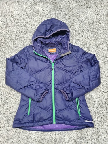 Merrell Down Puffa Coat Purple Jacket M 