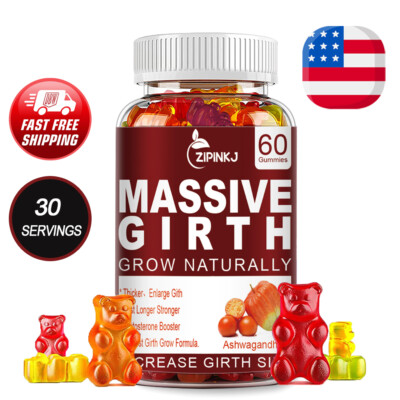 Male Enhancement Gummies Massive Girth Enlargement Support Testosteron Extr