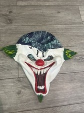 Máscara de goma de látex de Halloween payaso asesino de Rubie #sv441 Joker Smile Spirit