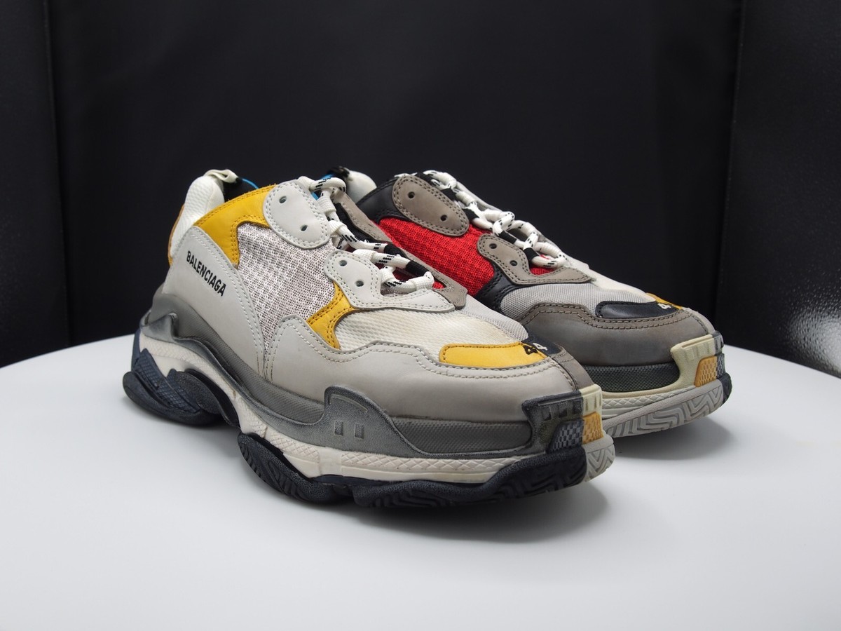Balenciaga Mens Split Triple S Sneakers Sz 42 -OUT OF STOCK Balenciaga Triple S Prix Algerie Balenciaga Triple S  main image 2