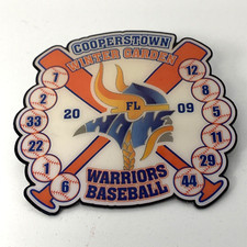 Winter Garden Warriors Baseball Pin Hat Shirt Vest Jacket 2009 Cooperstown