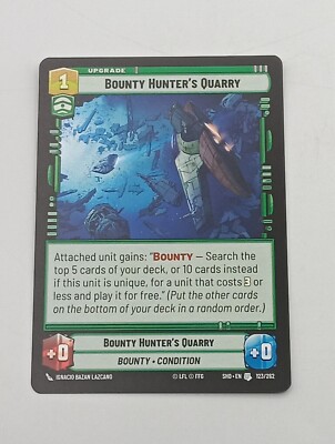 Star Wars Unlimited TCG Einzelkarte Bounty Hunter´s Quarry NM