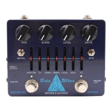 Beta Ultra Mosky Guitar Bass Preamp Distortion Direct Box AUX In Headphone Out