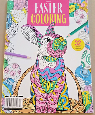 COLORING EASTER ADULT COLORING BOOK - 2021 Centennial MEDIA - 32 COLORING PAGES
