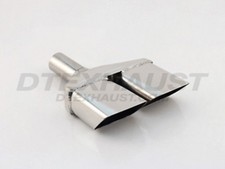 Vintage Dt-24073r Right Side Challenger Stainless Tip 2.25 Inlet 10.5 Length Vintage Dt-24073r Right Side Challenger Stainless Tip 2.25 Inlet 10.5 Length