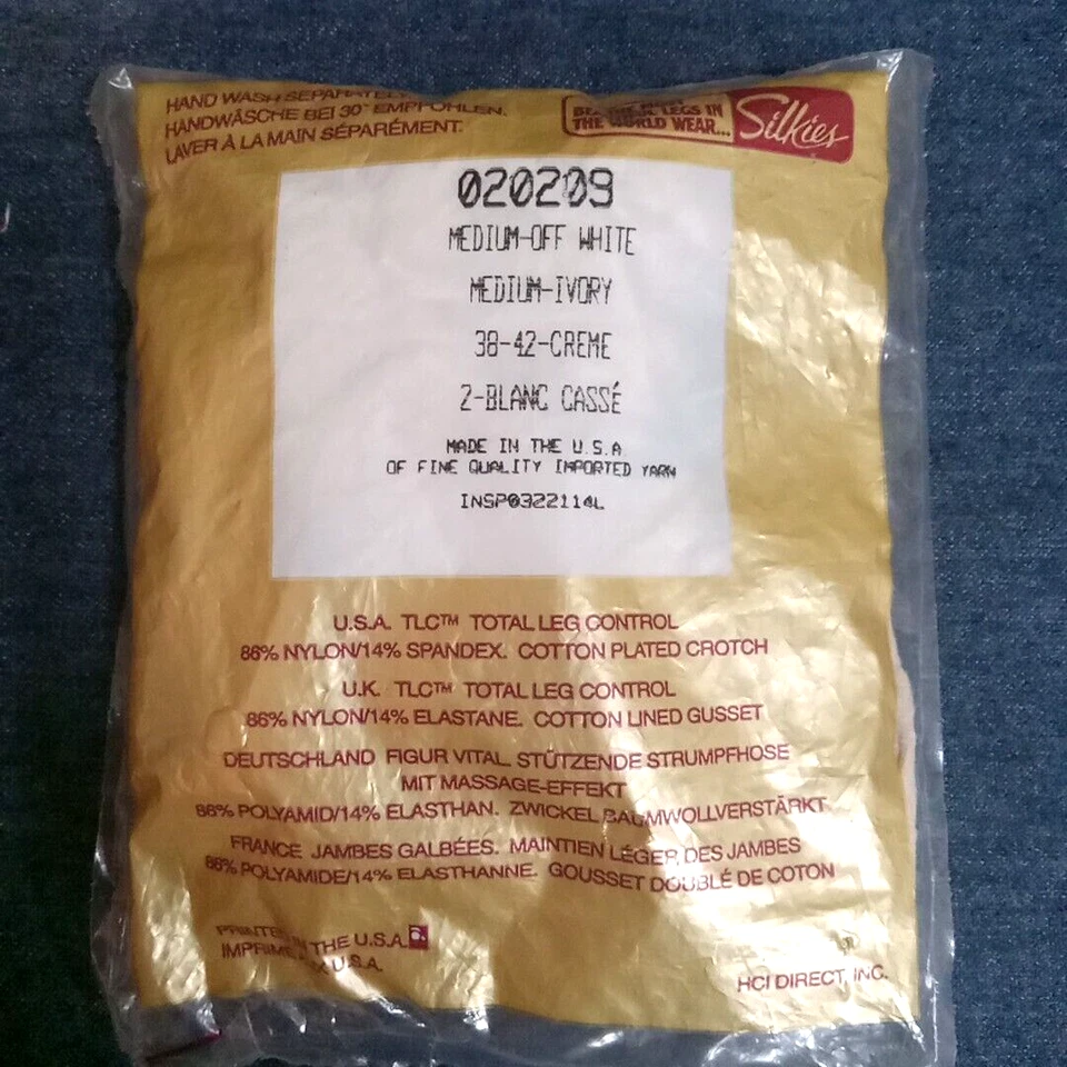 Pantimedias Silkies Medianas Soporte de Control Total de Piernas Nylon Mujer Ajuste Regular Lote 2 Foto 3 de 4