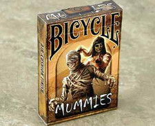 MUMMIES BICYCLE DECK OF PLAYING CARDS POKER SIZE USPCC MAGIC TRICKS COLLECTOR
