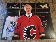 JUUSO VALlMAKI CALGARY FLAMES TRI CITY AMERICANS SIGNED 8 X 10 MATTE PHOTO (A)
