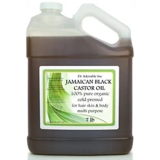 7 LB Premium Jamaican Black Castor Oil Super Potent Strengthen Grow Restore Hair