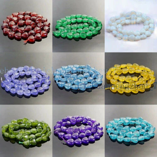 Heart Seed Cylinder Multicolor Jewelry Making Beads