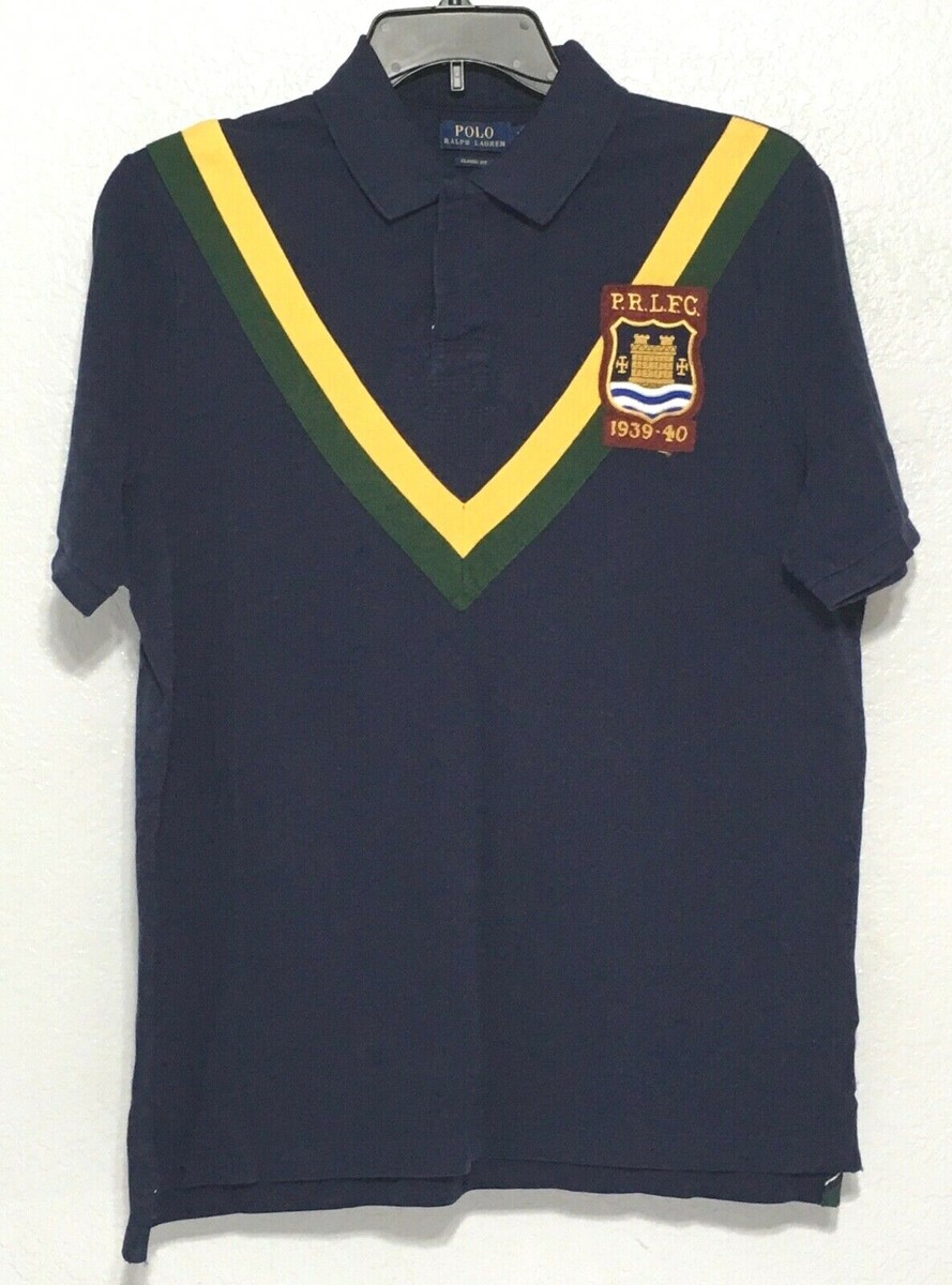 Polo Ralph Lauren Men Classic Fit P.R.L.F.C.1939-40 Navy L XL 2XL