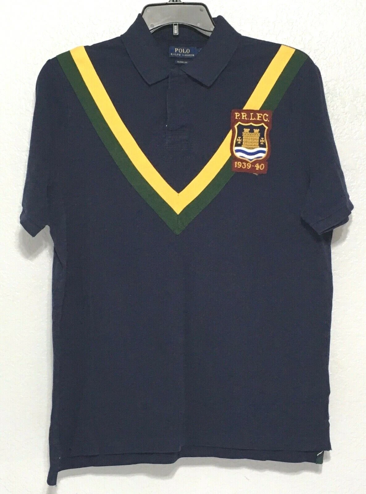 Polo Ralph Lauren Men Classic Fit P.R.L.F.C.1939-40 Navy L XL 2XL