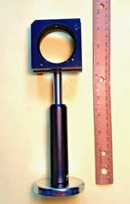 Thorlabs 2" mirror mount on 4" post with 2.5" diameter magnetic base.