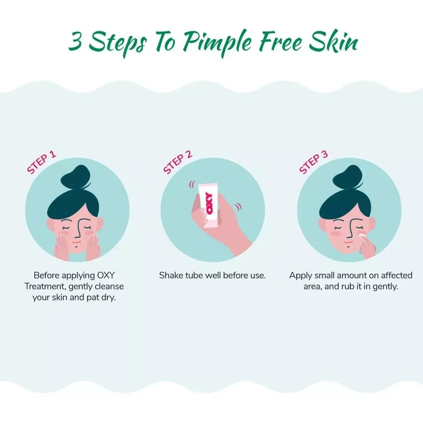 OXY 5 Regular For Mild Acne Pimple Medication and Treatment 25g FREE SHIPPING! - Image 3 of 3