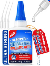 3D Print Glue, 30G Thin Super Glue for PLA, ABS, PETG Resin