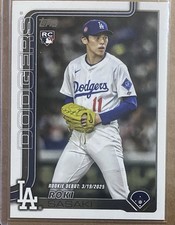 Roki Sasaki RC 2025 Topps Update Series - Companion Cards Rookie Debut  #CC3-14