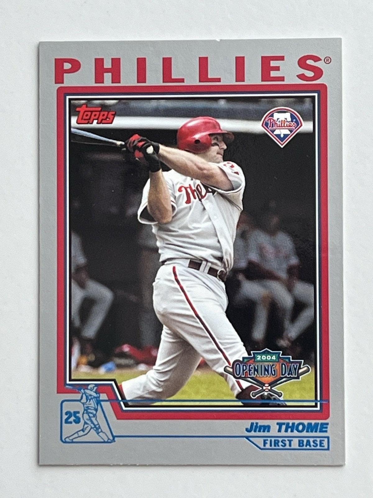 2004 Topps Opening Day #1 Jim Thome MLB Philadelphia Phillies