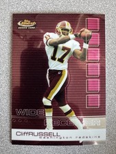 2002 Topps Finest Cliff Russell Rookie Card #81 Washington Redskins. rookie card picture
