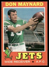 1971 Topps #19 Don Maynard