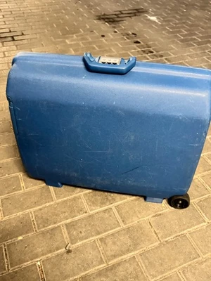 Samsonite Hartschalenkoffer Trolley 60x50x20 cm Blau Vintage - Bild 1 von 4
