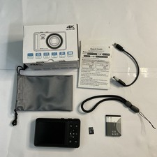 4K Digital Camera for Photography 64mp Ultra HD 16X Zoom 2GB SD CARD